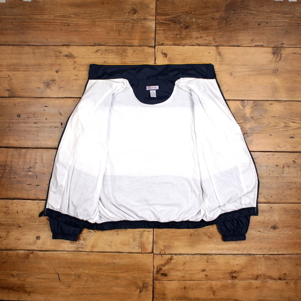 Chaqueta cortavientos vintage Croft and Barrow L años 90 azul Foto 4 de 4