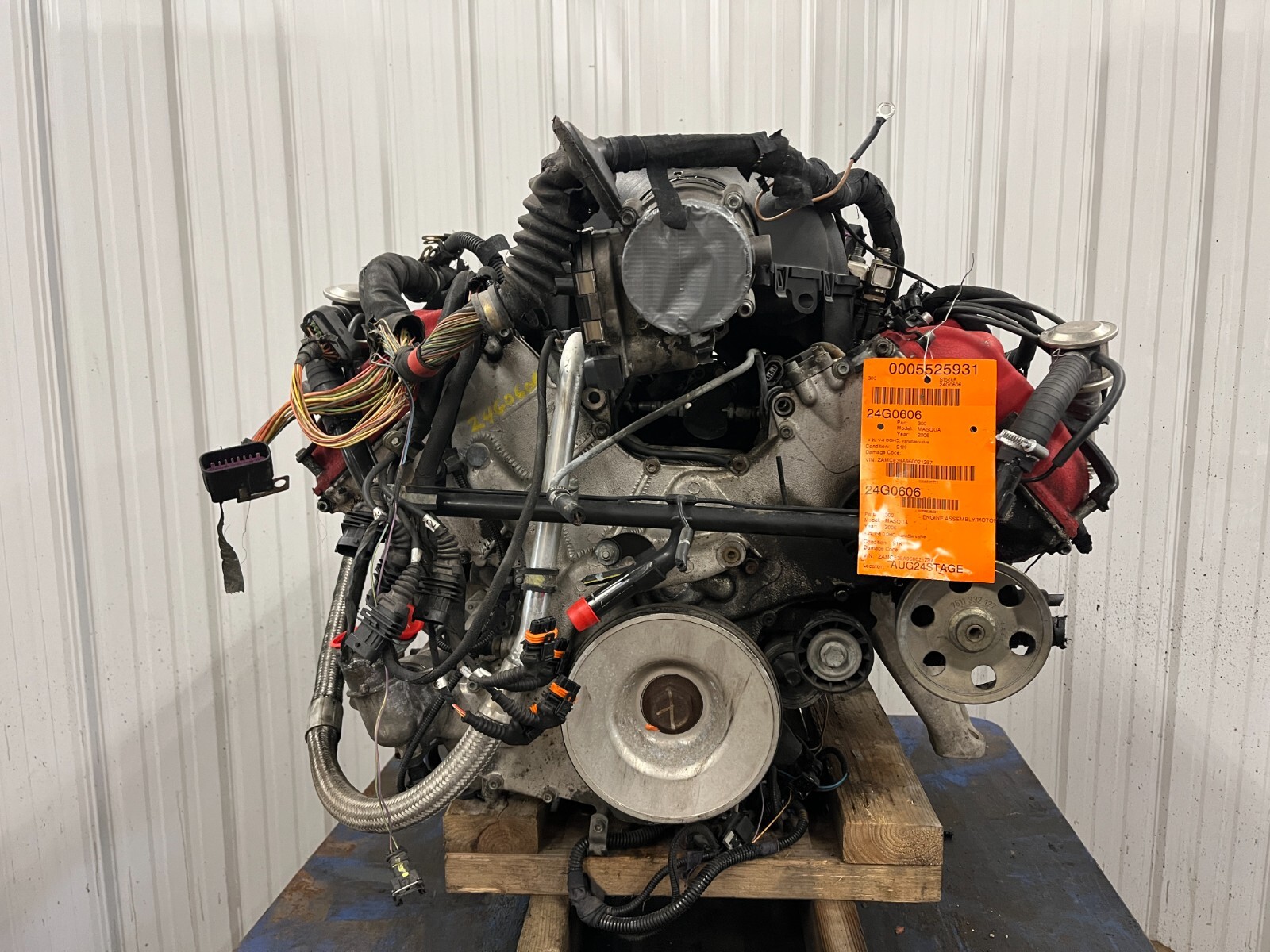 2006 MASERATI QUATTROPORT ENGINE MOTOR 4.2 NO CORE CHARGE 91,689 MILES