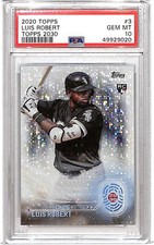 Luis Robert 2020 Topps #3 Topps 2030 PSA 10 GEM MT