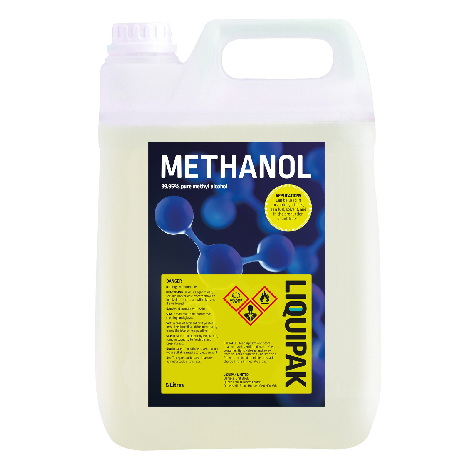 Methanol 99.95 5l METHYL ALCOHOL/ METHANOL FUEL 5 Litres eBay