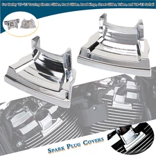 Chrome Spark Plug Covers For Harley Touring Electra Street Glide FLHX FLHR 17-23