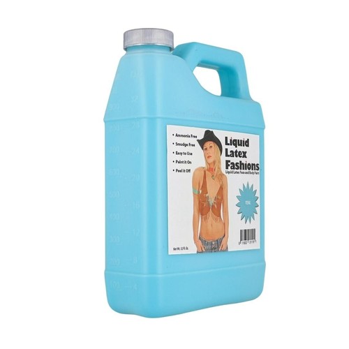 Teal 32 Fl Oz - Liquid Latex Face and Body Paint, Nail Art, SFX - Picture 4 of 8
