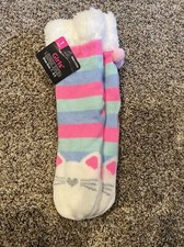 girls Cat Winter lounge socks- NWT size 7-8.5