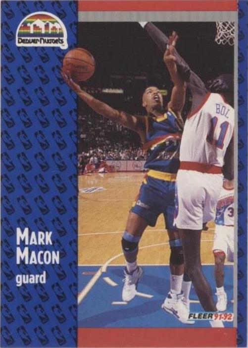 1991-92 Fleer - Mark Macon #276 - 1 of 2