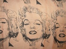 Marilyn Monroe Scarf -Pop Art Andy Warhol Style- Sheer Chiffon -22" x 64"-L- New