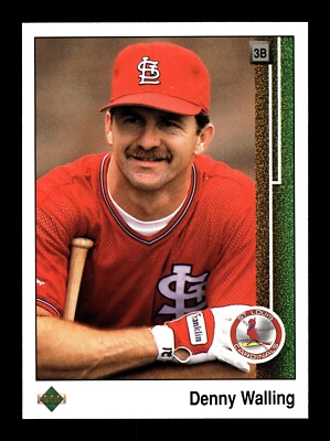 DENNY WALLING   1989 Upper Deck Baseball #327 St. Louis Cardinals