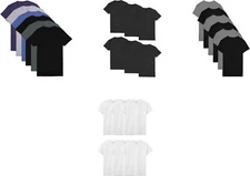 Fruit of the Loom Men's Short Sleeve White Crew T-Shirts (6 Pack)