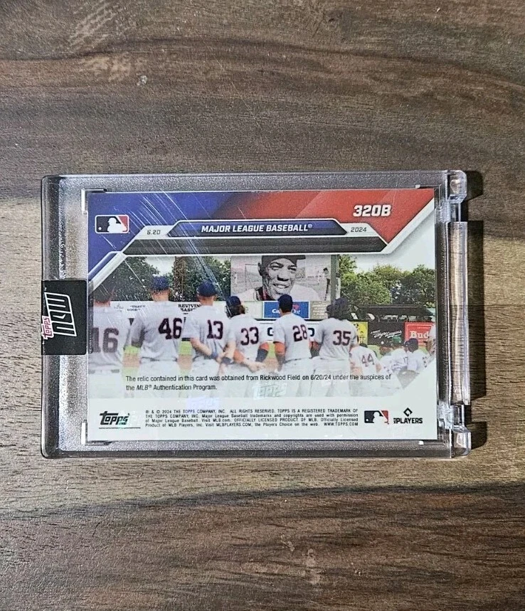 2024 Topps Now-#320B Rickwood Field Game Used Base Relic Black Parallel /99 - Image 2 of 2