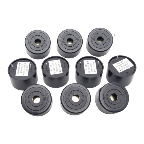 Lote de 10 zumbadores piezoeléctricos PUI Audio AI-2429-TT-12V-R, 95dB, 2,9 kHz, 12 VDC 8mA - Imagen 1 de 5