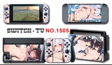 Vinyl Decal Skin Sticker Protector for Nintendo Switch Lovely Anime Girl 1505