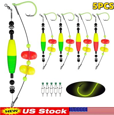 5pcs Fishing Floats Catfish Rigs for Bank Fishing Rattler Catfishing  Equipment | eBay