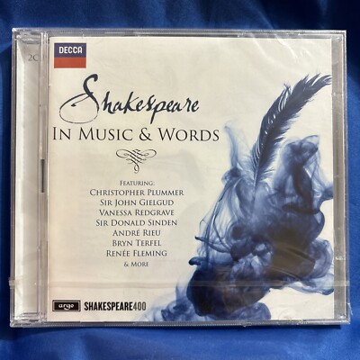SHAKESPEARE IN MUSIC & WORDS Argo/Decca 2-CD (King Lear/Macbeth/The Tempest etc)