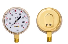 2" x 400 PSI Propane Acetylene Gauge Welding Regulator Repair Replacement. Brass