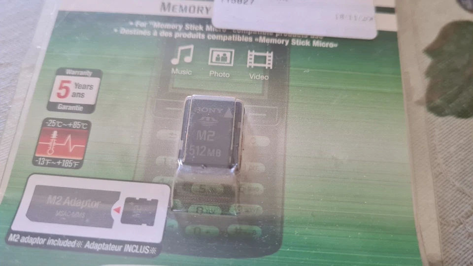 Sony Memory Stick Micro M2 256MB MS-A256A - Image 2 of 3