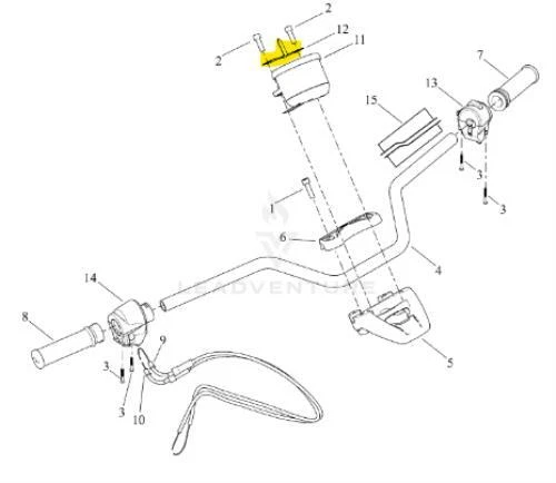 Velocímetro de rua Harley 2015 genuíno novo na caixa guia de descarga eletrostática 70900503 - Imagem 3 de 3