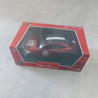 Alfa Romeo Giulia GTAm, weinrotmet., #99, Alfa Corse 2020 1:18 Bburago Neu & OVP