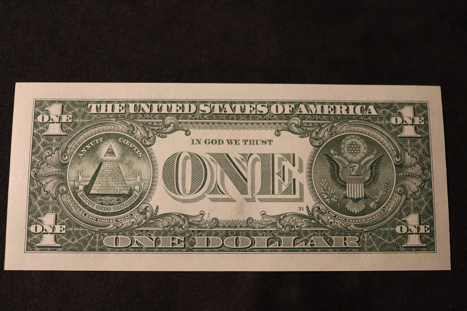 ONE DOLLAR FANCY BIRTHDAY/ANNIVERSARY NOTE [SEPT 7, 1948]  SN # D 90071948 D - Image 3 of 3