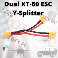 Dual ESC to Battery Y-Splitter XT60