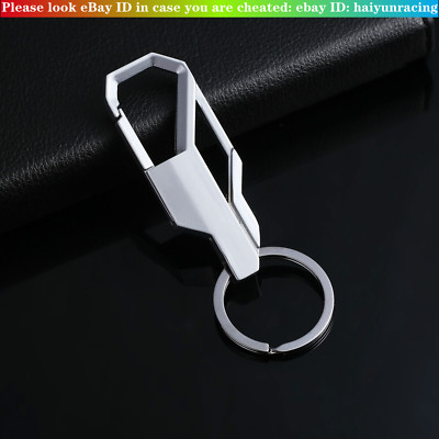 Silver Men Creative Alloy Metal Keyfob Car Keyring Keychain Key Chain ...