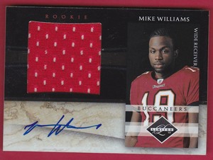 MIKE-WILLIAMS-RC-2010-PANINI-LIMITED-ROOKIE-JERSEY-AUTO-07-10-AUTOGRAPH