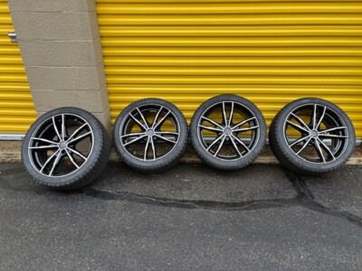 19'' Original BMW Style 791M Wheels w/ Michelin Snow Tires, TPMS, Caps Nitro fill