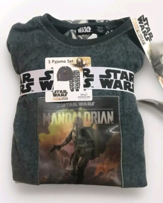 Disney Star Wars Kinder Jungen Fleece weich warm Winter Pyjama Set Pyjama Schlafanzug Geschenk