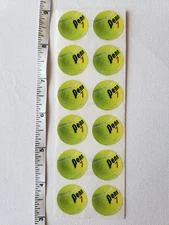 Paper House Productions Sticky Pix - tennis ball stickers