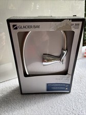 Two 2 Glacier Bay Edgeway Towel Ring Chrome Bathroom Open Hand Towel Holders