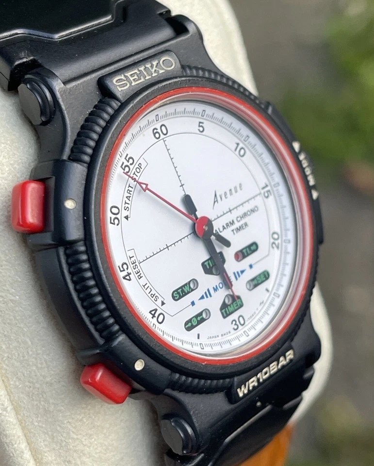 1988 Seiko Avenue сигнализации хронограф - Изображение 4 из 4