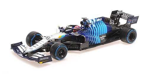 1/18 Williams Racing Mercedes FW43B  2nd Place Belgian GP 2021 #63 G.Russell