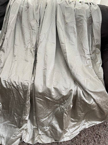 STUNNING curtains FAUX SILK/ SATIN Next w 168* 183cm - Picture 2 of 16