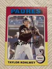 2024 Topps Heritage #154 Taylor Kohlwey RC San Diego Padres