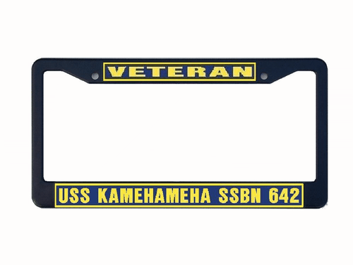 Telaio targa USS KAMEHAMEHA SSBN 642 auto militare-camion-RV VETERINARIO - Foto 3 di 8