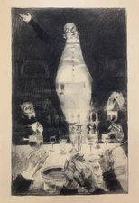 Charles Dana Gibson Live Signed Mr. Pickwick’s Famous Oration Print 1897 Framed