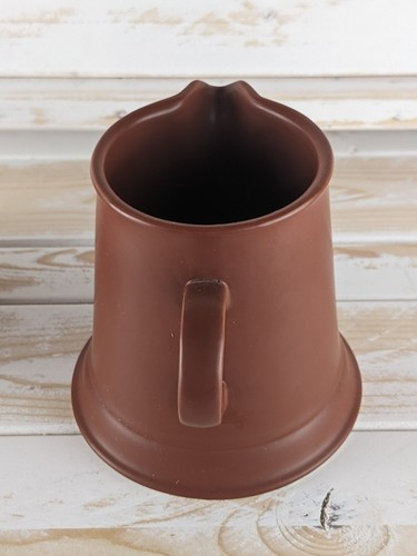 Epoch Japan Early Times Coll. Terracotta Color Pottery Creamer & Lidded Sugar - Picture 13 of 21