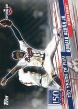 2019 Topps Opening Day 150 Years of Fun Set #YOF-24 Ronald Acuna Jr.  Braves