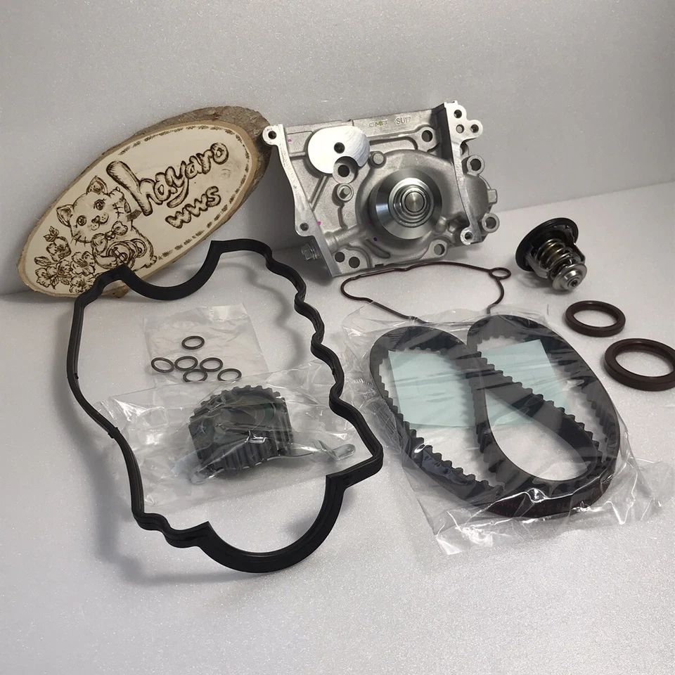 7 Parts Kit For SUBARU SAMBAR KS3 KS4 KV3 KV4 EN07 Timing Belt with Thermostat - Imagen 2 de 4