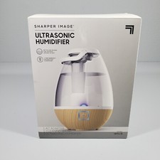 Sharper Image 0.4 Gallon Ultrasonic Cool Mist Humidifier W Auto Shut-Off
