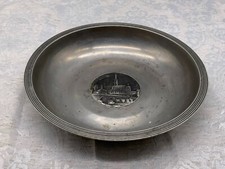 Vintage Zinnteller Zinnschale Teller Schale aus Zinn Regensburg 1 kg 26,5 cm