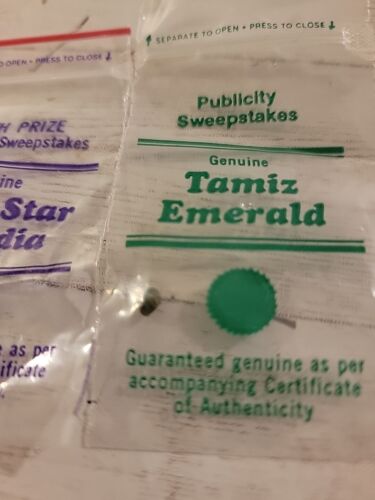 Premi lotterie pubblicitarie originali Black Star of India & Tamiz Emerald - Foto 3 di 3