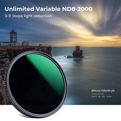 K&F Concept Variable ND8-ND2000 Neutral Density Filter for Camera Lens 37-82mm - Picture 14 of 28