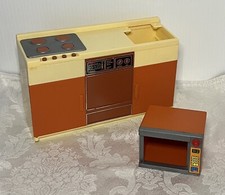 Vintage ARCO Fashion Doll / Barbie Kitchen Play Set   Hong Kong AS-IS 