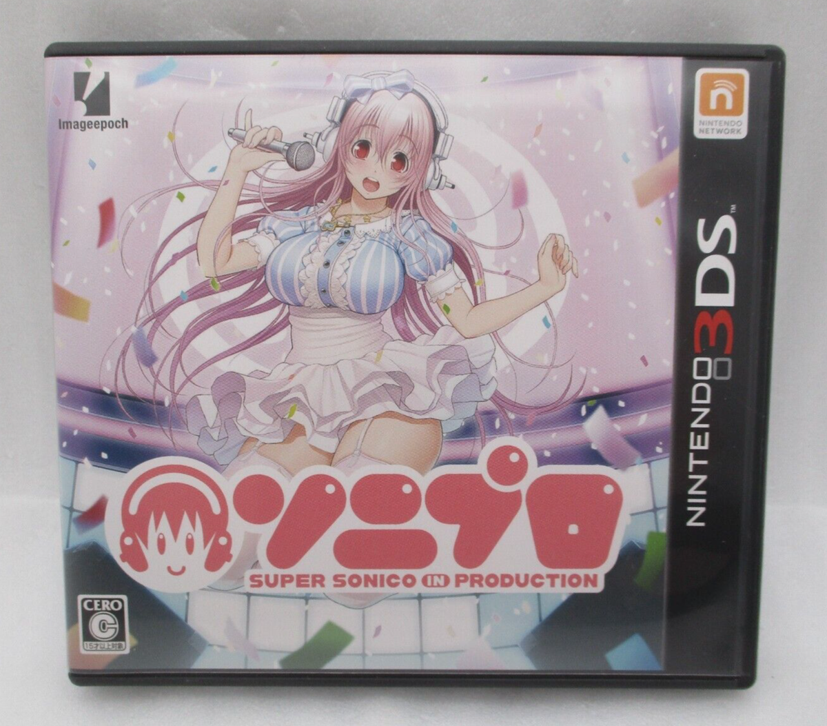 Nintendo 3DS Super Sonico In Production SONIPRO Japan import NTSC