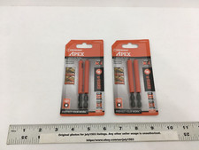 (4) NEW Crescent Apex 3.5 Covered Power Bits ...
