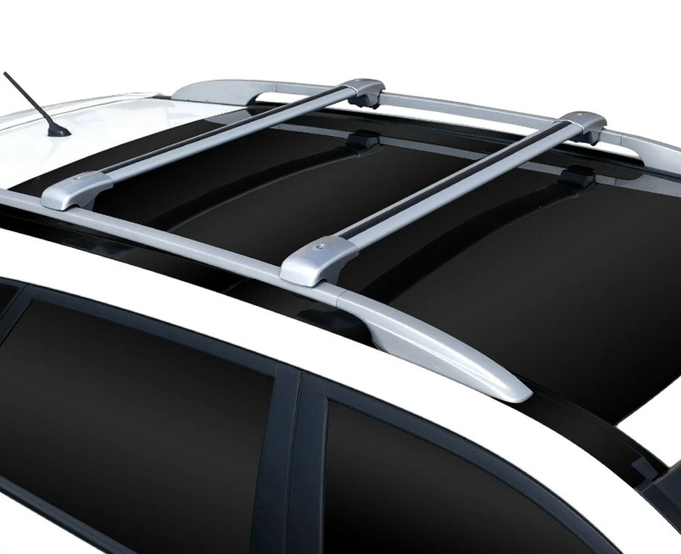 Barra transversal de 2 piezas para equipaje de riel de techo Mercedes Benz ML GLE W166 2012-2019 Foto 3 de 4