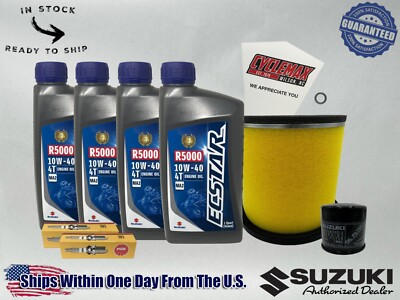 Cyclemax Ecstar R5000 Tune-Up Kit fits 2018-2025 Suzuki KINGQUAD 750 LT-A750