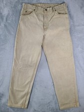 Levis 550 Jeans Mens 38x30 Orange Tab Relaxed Tapered Leg Made In USA Vintage