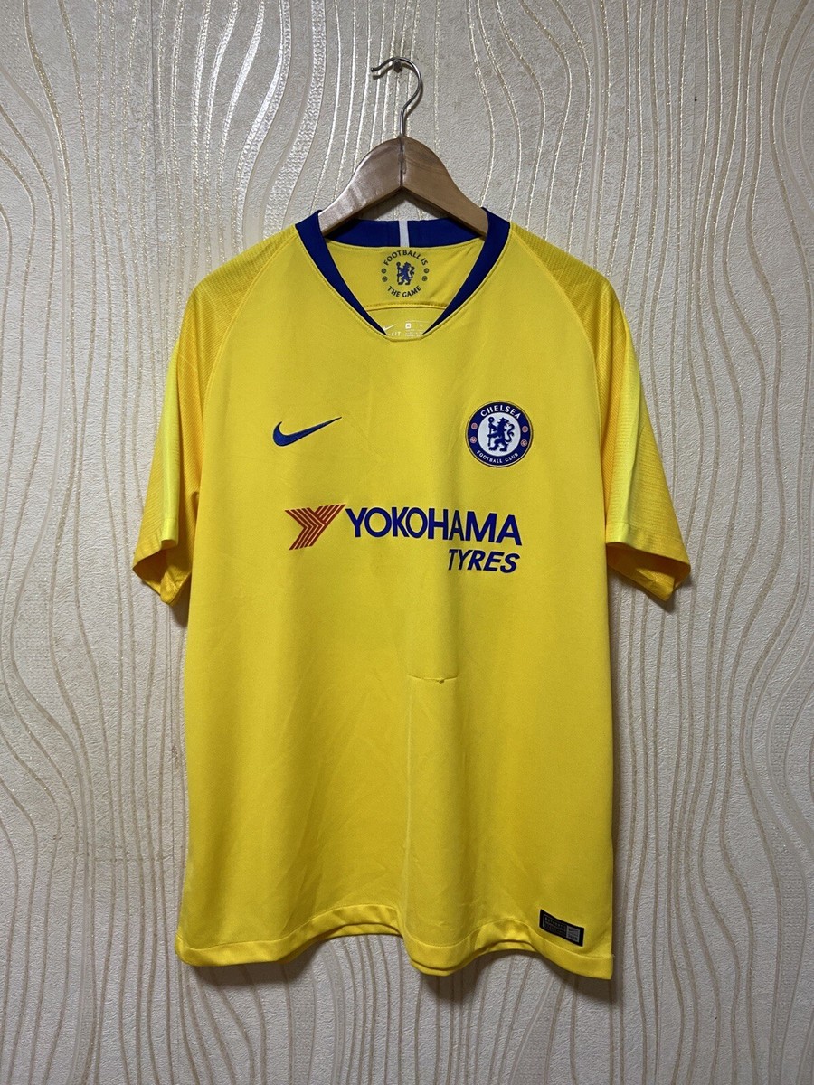 CHELSEA 2018 2019 AWAY SHIRT SOCCER JERSEY NIKE 919008-720