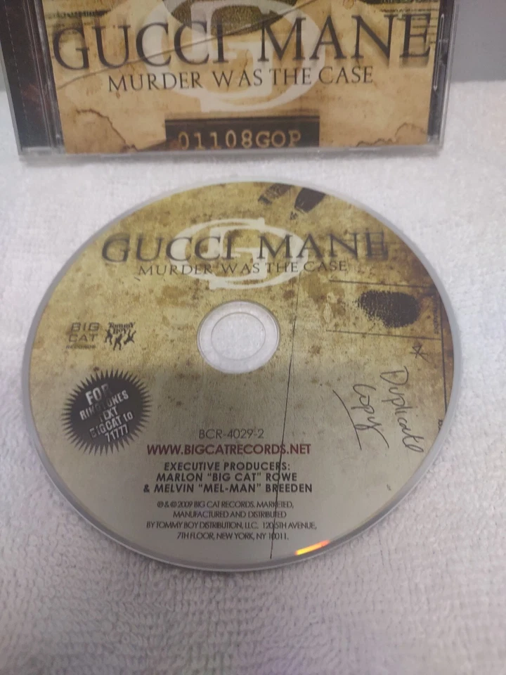 Gucci Mane – Murder Was The Case CD 2009 Us Rare Original LP CD More In Store Foto 2 de 4
