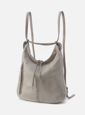 HOBO The Original Pebbled Smokey Grey Convertible Backpack & Shoulder Bag HOBO | Bags | Hobo The Original Pebbled Smokey Grey  main image 3